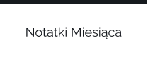 Notatki Miesiąca